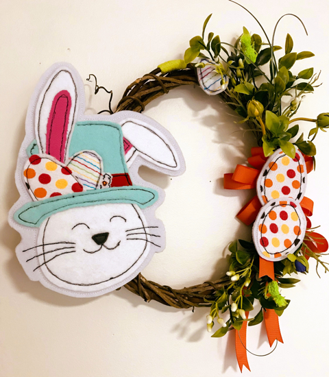 Easter Bunny Wreath