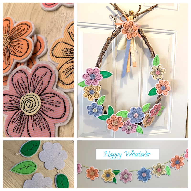 Spring/Summer Wreath and banner